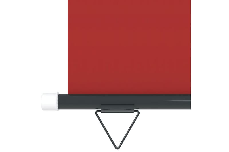 Sidemarkise for balkong 140x250 cm rød - Rød - Sidemarkise - Markiser