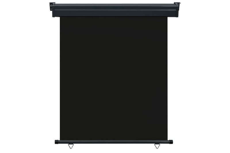 Sidemarkise for balkong 140x250 cm svart - Svart - Markiser - Sidemarkise
