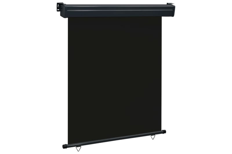 Sidemarkise for balkong 140x250 cm svart - Svart - Markiser - Sidemarkise