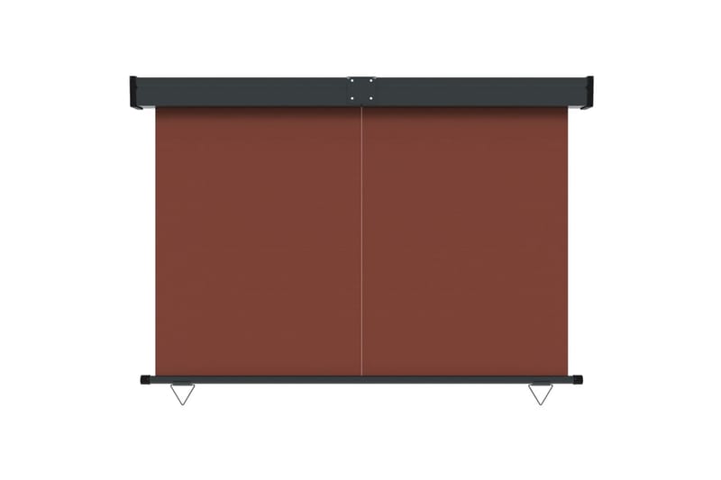 Sidemarkise for balkong 160x250 cm brun - Brun - Markiser - Vindusmarkise
