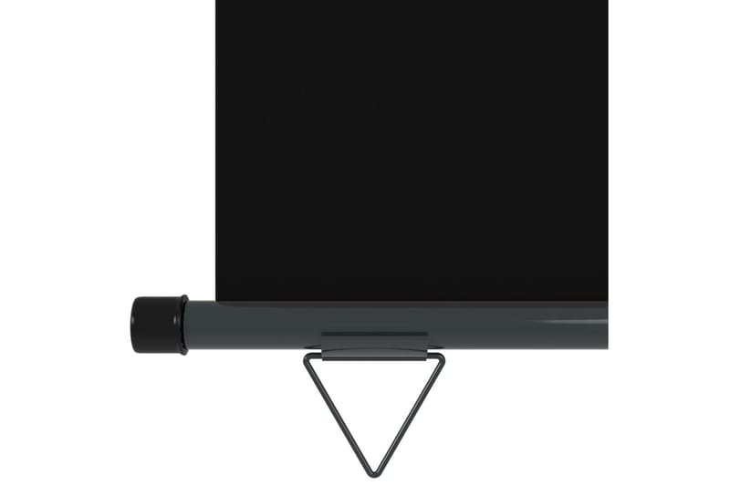 Sidemarkise for balkong 160x250 cm svart - Svart - Markiser - Vindusmarkise