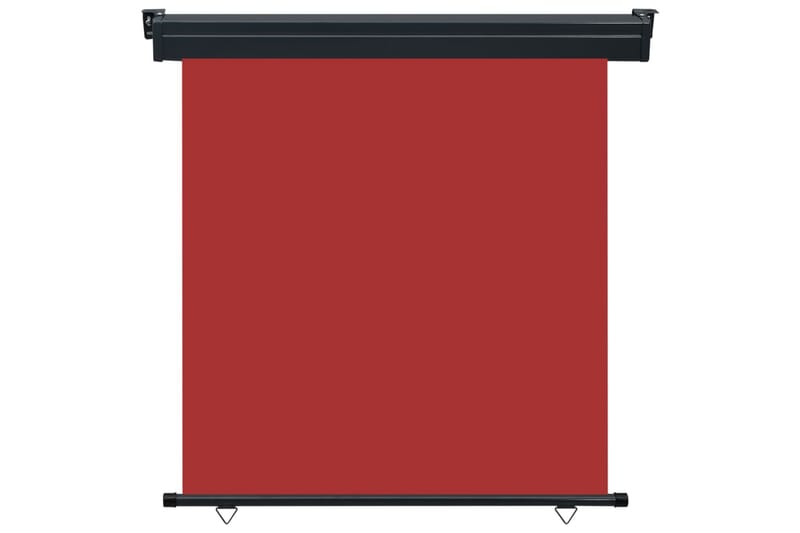 Sidemarkise for balkong 170x250 cm rød - Rød - Sidemarkise - Markiser