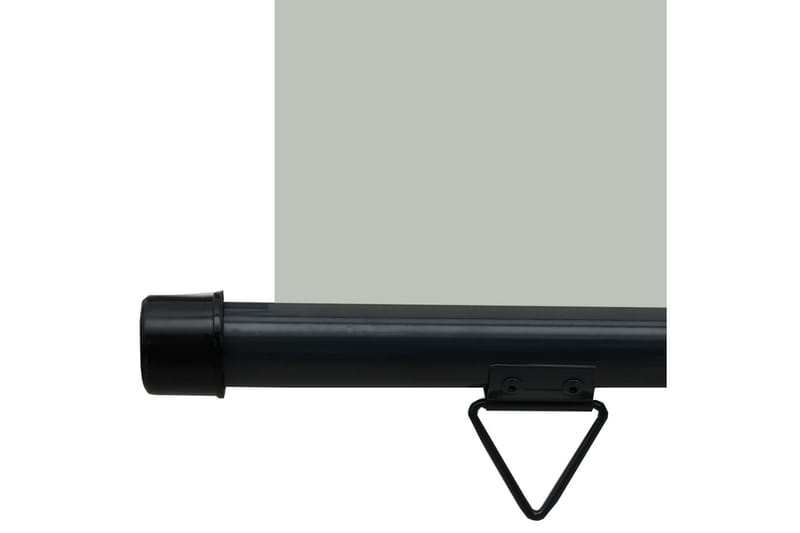Sidemarkise for balkong 80x250 cm grå - Grå - Sidemarkise - Markiser