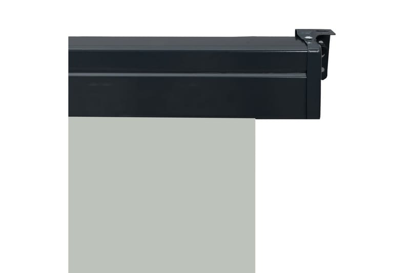 Sidemarkise for balkong 80x250 cm grå - Grå - Sidemarkise - Markiser