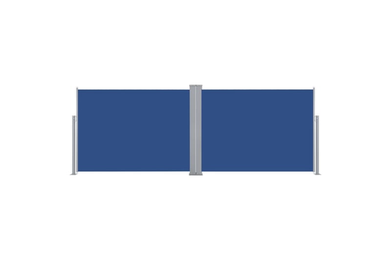 Uttrekkbar sidemarkise 100x1000 cm blå - Sidemarkise - Markiser