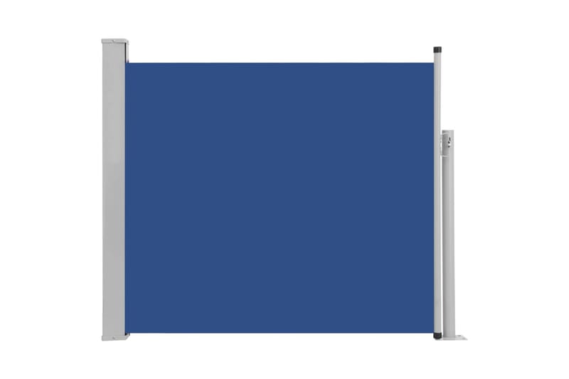Uttrekkbar sidemarkise 100x300 cm blå - Markiser - Sidemarkise