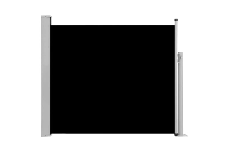 Uttrekkbar sidemarkise 100x300 cm svart - Sidemarkise - Markiser
