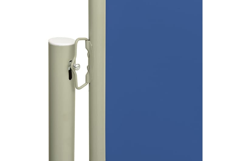 Uttrekkbar sidemarkise 117x300 cm blå - Blå - Sidemarkise - Markiser