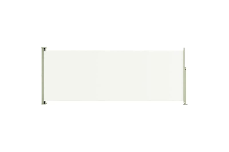Uttrekkbar sidemarkise 117x300 cm kremhvit - Krem - Sidemarkise - Markiser
