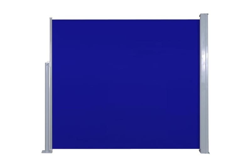 Uttrekkbar sidemarkise 120 x 300 cm blå - Sidemarkise - Markiser