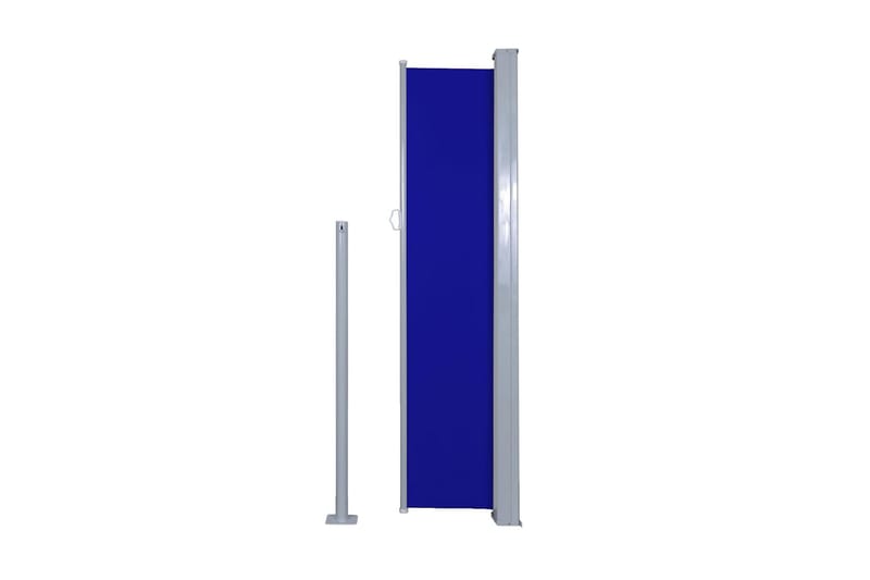 Uttrekkbar sidemarkise 140 x 300 cm blå - Sidemarkise - Markiser