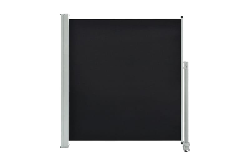 Uttrekkbar sidemarkise 140 x 300 cm svart - Sidemarkise - Markiser