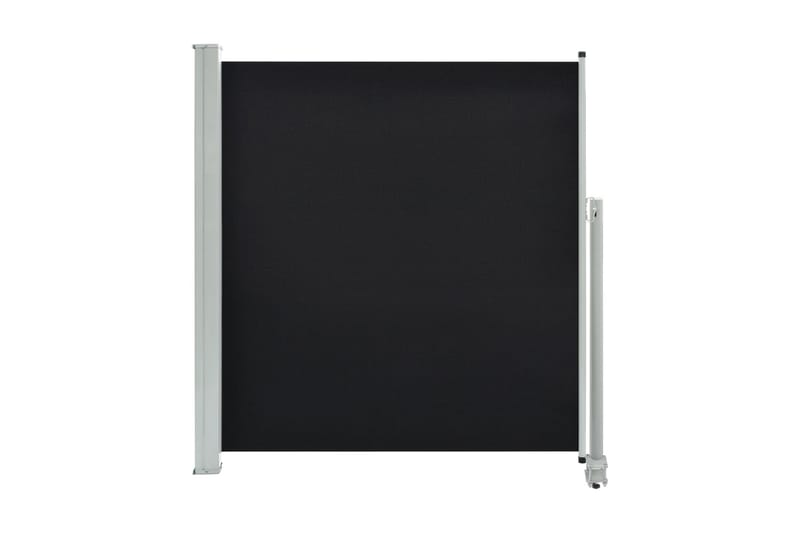 Uttrekkbar sidemarkise 140 x 300 cm svart - Markiser - Sidemarkise