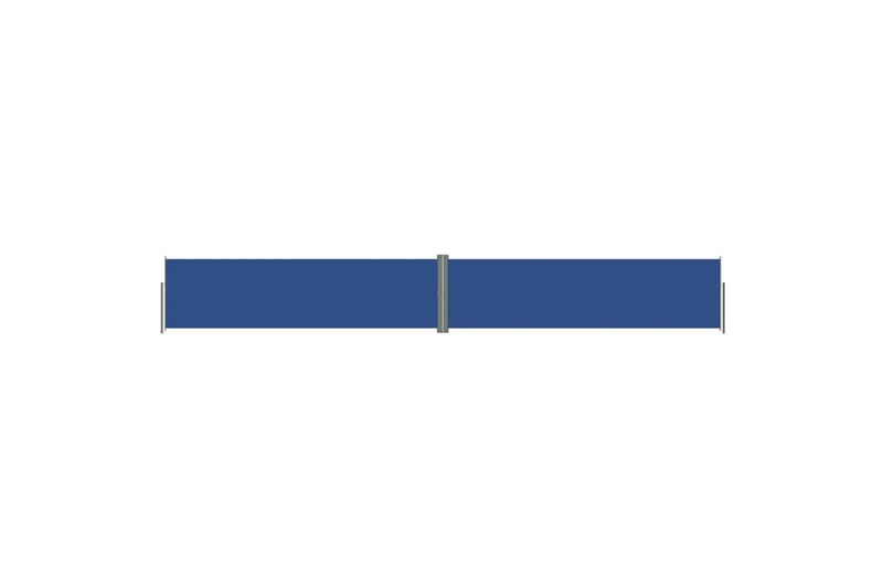 Uttrekkbar sidemarkise 140x1000 cm blå - Blå - Sidemarkise - Markiser
