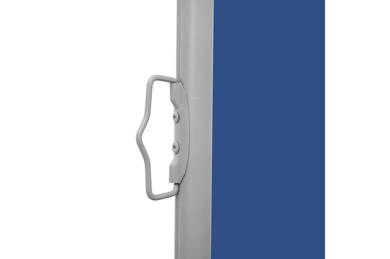 Uttrekkbar sidemarkise 140x1000 cm blå - Sidemarkise - Markiser