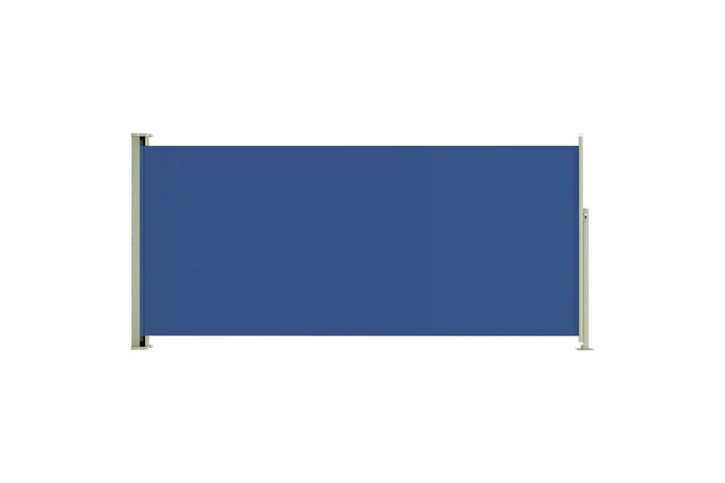 Uttrekkbar sidemarkise 140x300 cm blå - Blå - Sidemarkise - Markiser
