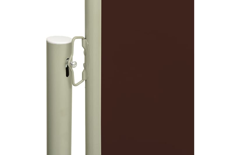 Uttrekkbar sidemarkise 140x300 cm brun - Brun - Sidemarkise - Markiser