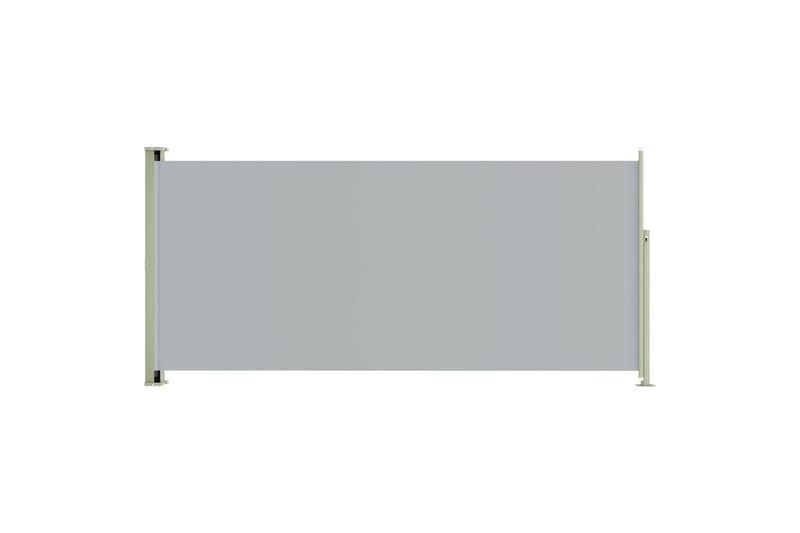 Uttrekkbar sidemarkise 140x300 cm grå - Grå - Sidemarkise - Markiser