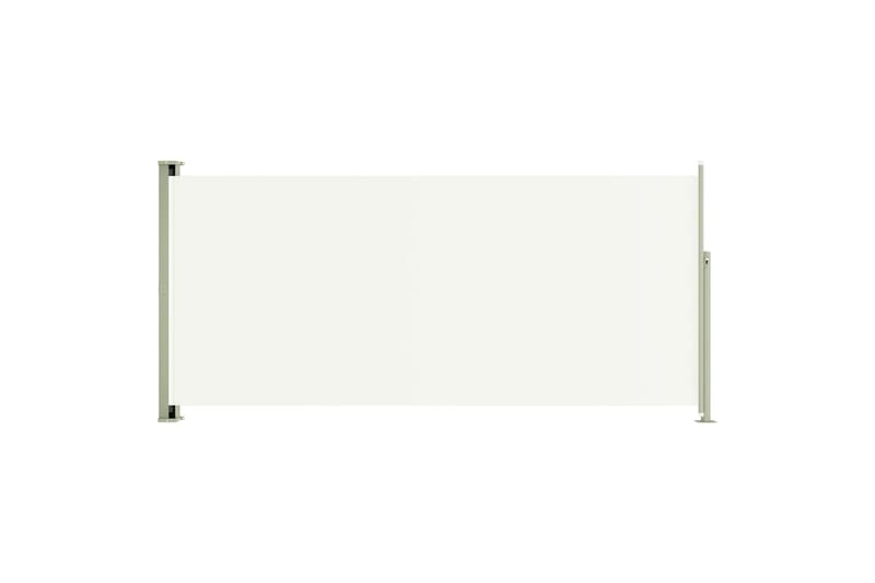 Uttrekkbar sidemarkise 140x300 cm kremhvit - Krem - Sidemarkise - Markiser