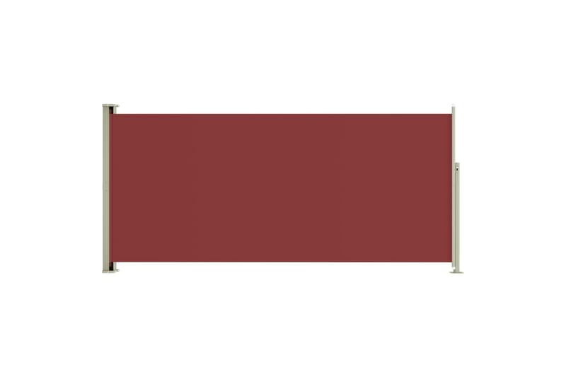 Uttrekkbar sidemarkise 140x300 cm rød - Rød - Sidemarkise - Markiser
