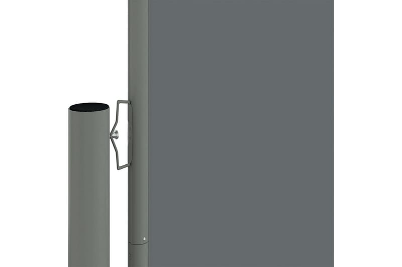 Uttrekkbar sidemarkise 140x600 cm antrasitt - Antrasittgrå - Sidemarkise - Markiser