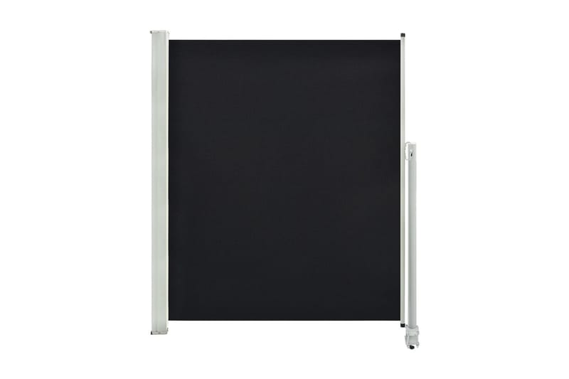 Uttrekkbar sidemarkise 160 x 300 cm svart - Markiser - Sidemarkise
