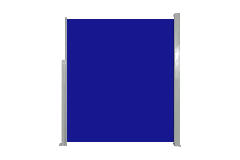 Uttrekkbar sidemarkise 160 x 500 cm blå - Markiser - Sidemarkise