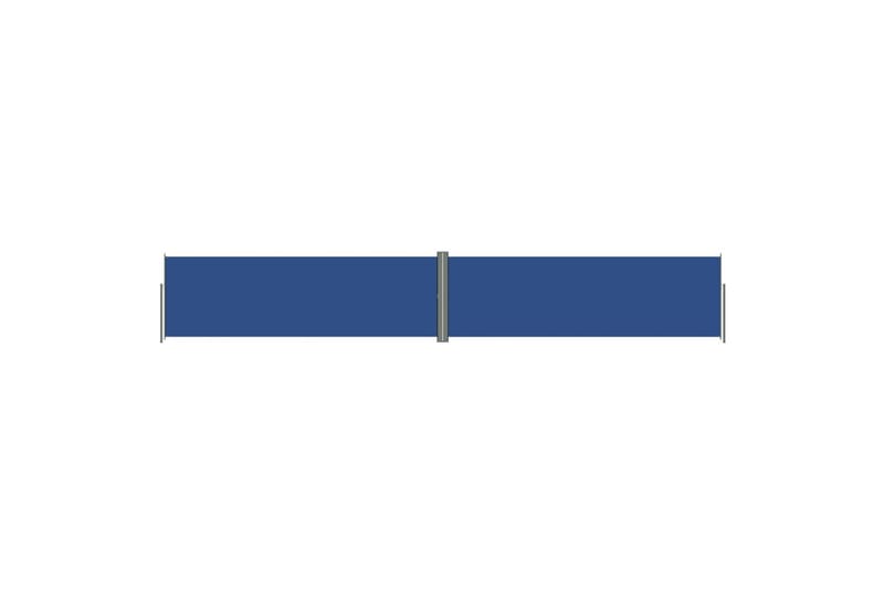 Uttrekkbar sidemarkise 160x1000 cm blå - Sidemarkise - Markiser