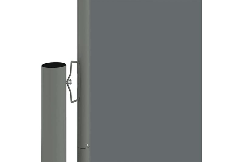 Uttrekkbar sidemarkise 160x1200 cm antrasitt - Antrasittgrå - Sidemarkise - Markiser