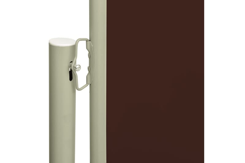 Uttrekkbar sidemarkise 160x300 cm brun - Brun - Sidemarkise - Markiser