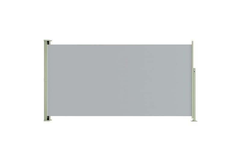 Uttrekkbar sidemarkise 160x300 cm grå - Grå - Sidemarkise - Markiser