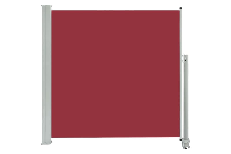 Uttrekkbar sidemarkise 160x300 cm rød - Sidemarkise - Markiser