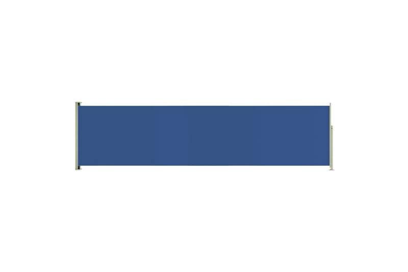 Uttrekkbar sidemarkise 160x600 cm blå - Blå - Sidemarkise - Markiser