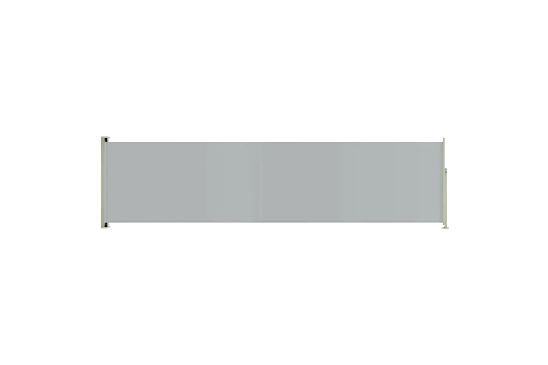 Uttrekkbar sidemarkise 160x600 cm grå - Grå - Sidemarkise - Markiser