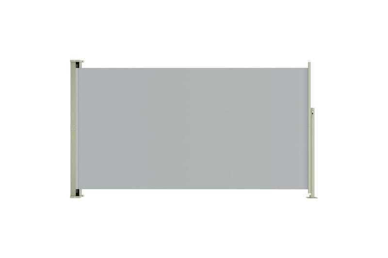 Uttrekkbar sidemarkise 170x300 cm grå - Grå - Sidemarkise - Markiser