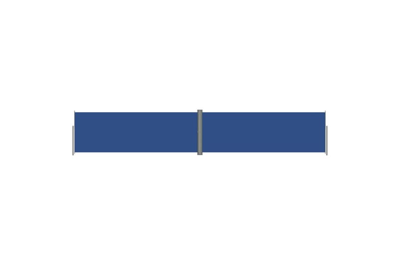 Uttrekkbar sidemarkise 180x1000 cm blå - Blå - Sidemarkise - Markiser