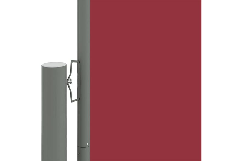 Uttrekkbar sidemarkise 180x1200 cm rød - Rød - Sidemarkise - Markiser