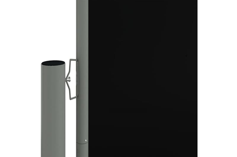 Uttrekkbar sidemarkise 180x600 cm svart - Svart - Sidemarkise - Markiser