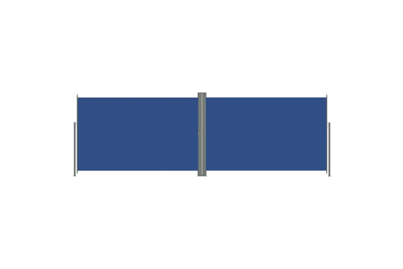 Uttrekkbar sidemarkise 220x600 cm blå - Blå - Sidemarkise - Markiser