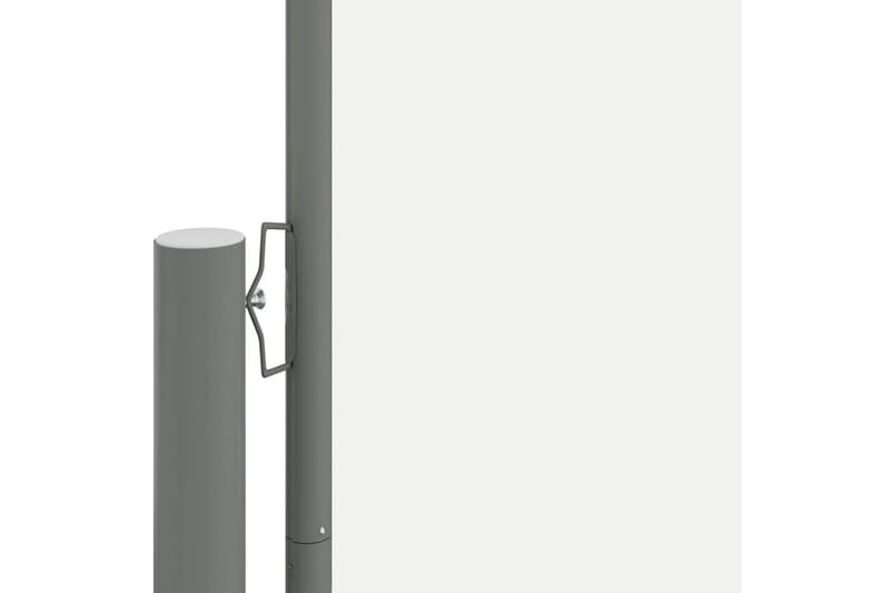 Uttrekkbar sidemarkise 220x600 cm kremhvit - Krem - Sidemarkise - Markiser