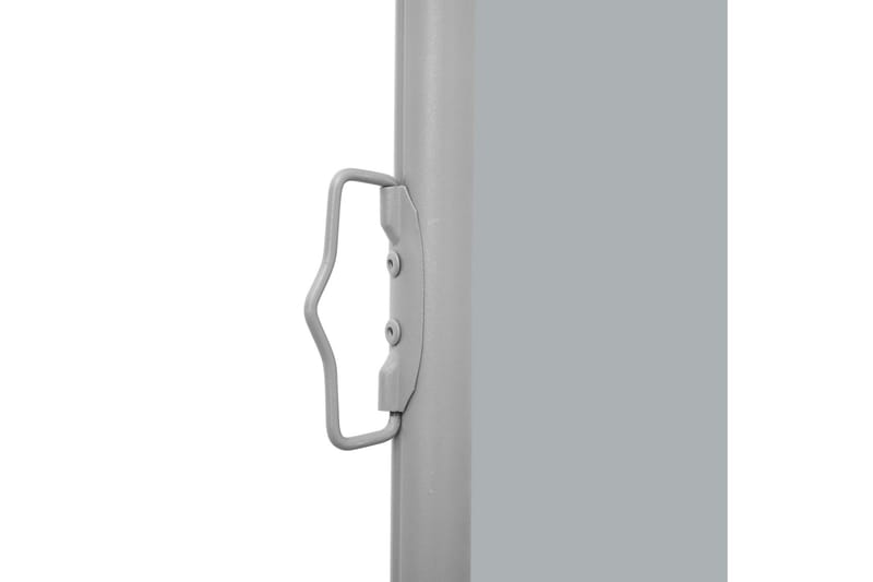 Uttrekkbar sidemarkise 600x160 cm grå - Grå - Sidemarkise - Markiser