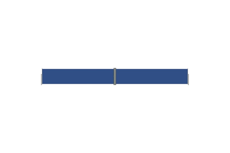 Uttrekkbar sidemarkise blå 140x1200 cm - Blå - Sidemarkise - Markiser