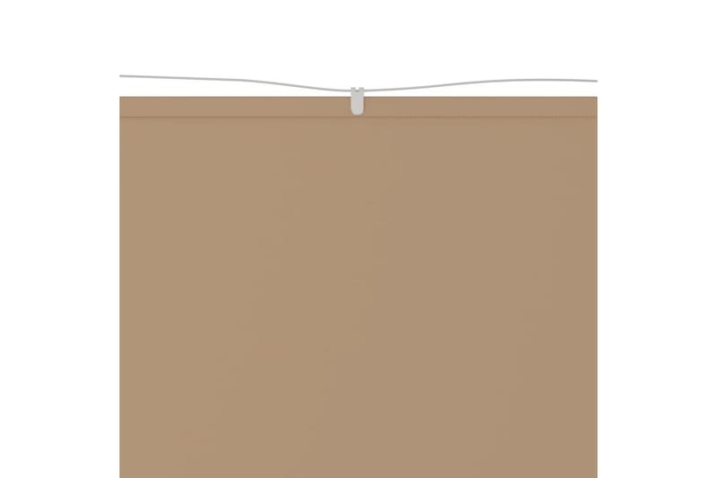 Vertikal markise gråbrun 100x1200 cm oxford stoff - Taupe - Markiser - Vindusmarkise