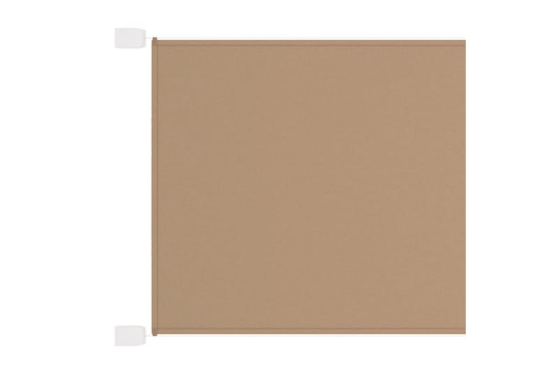 Vertikal markise gråbrun 100x270 cm oxford stoff - Taupe - Markiser - Vindusmarkise