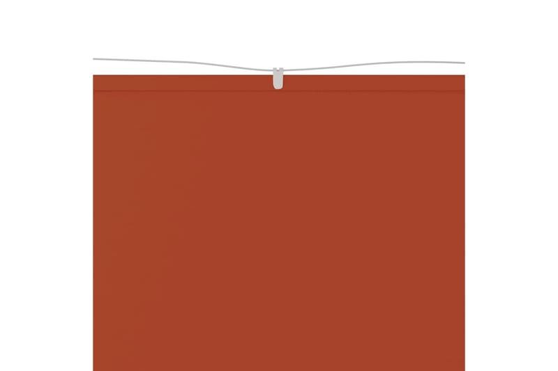 Vertikal markise terrakotta 100x1000 cm oxford stoff - Rød - Markiser - Vindusmarkise