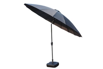 BALI Parasoll Ø2,7 m - Grå - Hagemøbler & utemiljø - Solbeskyttelse - Parasoller - Baliparasoll