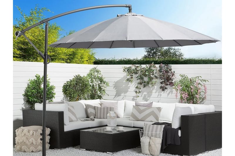 Calabria Ii Parasoll 235 cm - Grå - Hagemøbler & utemiljø - Solbeskyttelse - Parasoller - Hengeparasoll