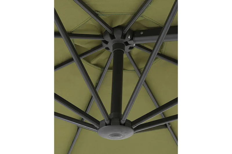 Calimera Hengende parasoll 295 cm - Grønn/Svart - Hagemøbler & utemiljø - Solbeskyttelse - Parasoller - Hengeparasoll