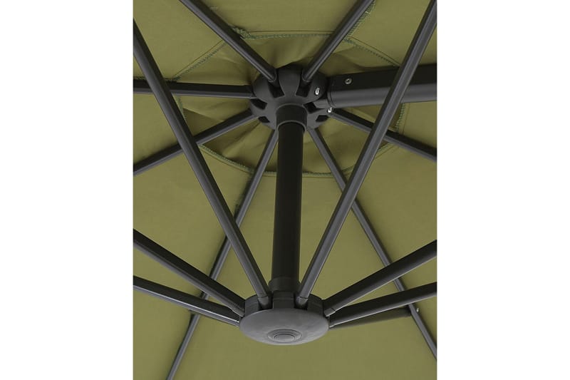 Calimera Hengende parasoll 295 cm - Grønn/Svart - Hagemøbler & utemiljø - Solbeskyttelse - Parasoller - Hengeparasoll