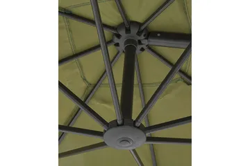 Calimera Hengende parasoll 245 cm - Grønn/Svart - Hagemøbler & utemiljø - Solbeskyttelse - Parasoller - Hengeparasoll